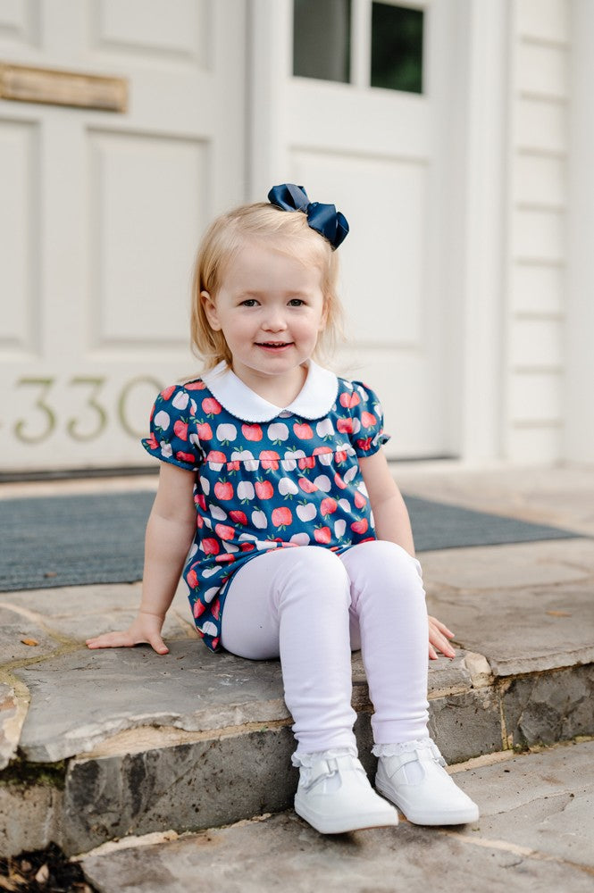 Proper Peony Pima Girls Tunic & Leggings Set - McIntosh Apples