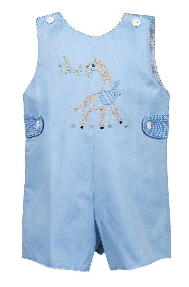 Proper Peony Boys Blue Giraffe Jon Jon