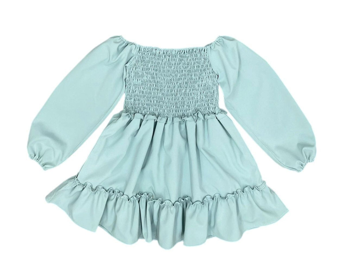 James & Lottie Be Elizabeth Girls Smocked Dress - Green by James & Lottie