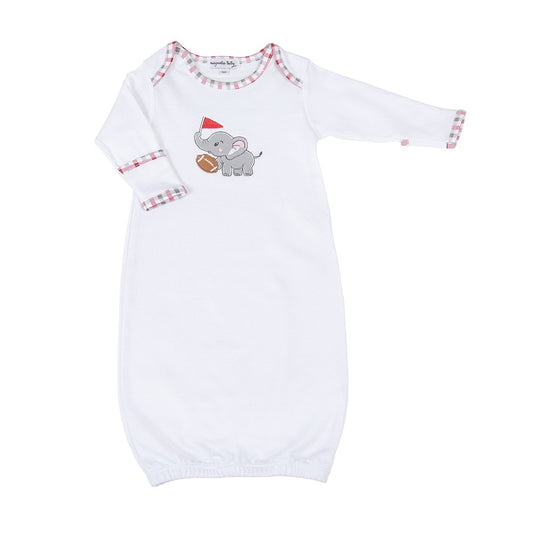 Magnolia Baby Alabama Crimson Tide Applique Lap Gown