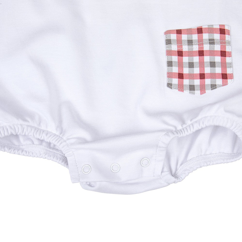 Magnolia Baby Boys Alabama Crimson Tide Applique Bubble