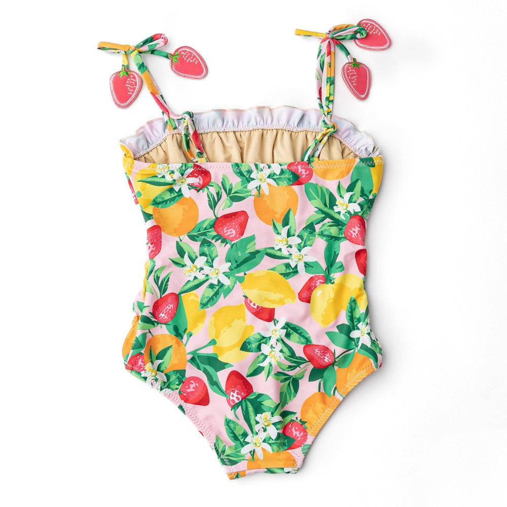 Shade Critters Girls Smocked One Piece Swimsuit - Fruit Punch by Shade Critters