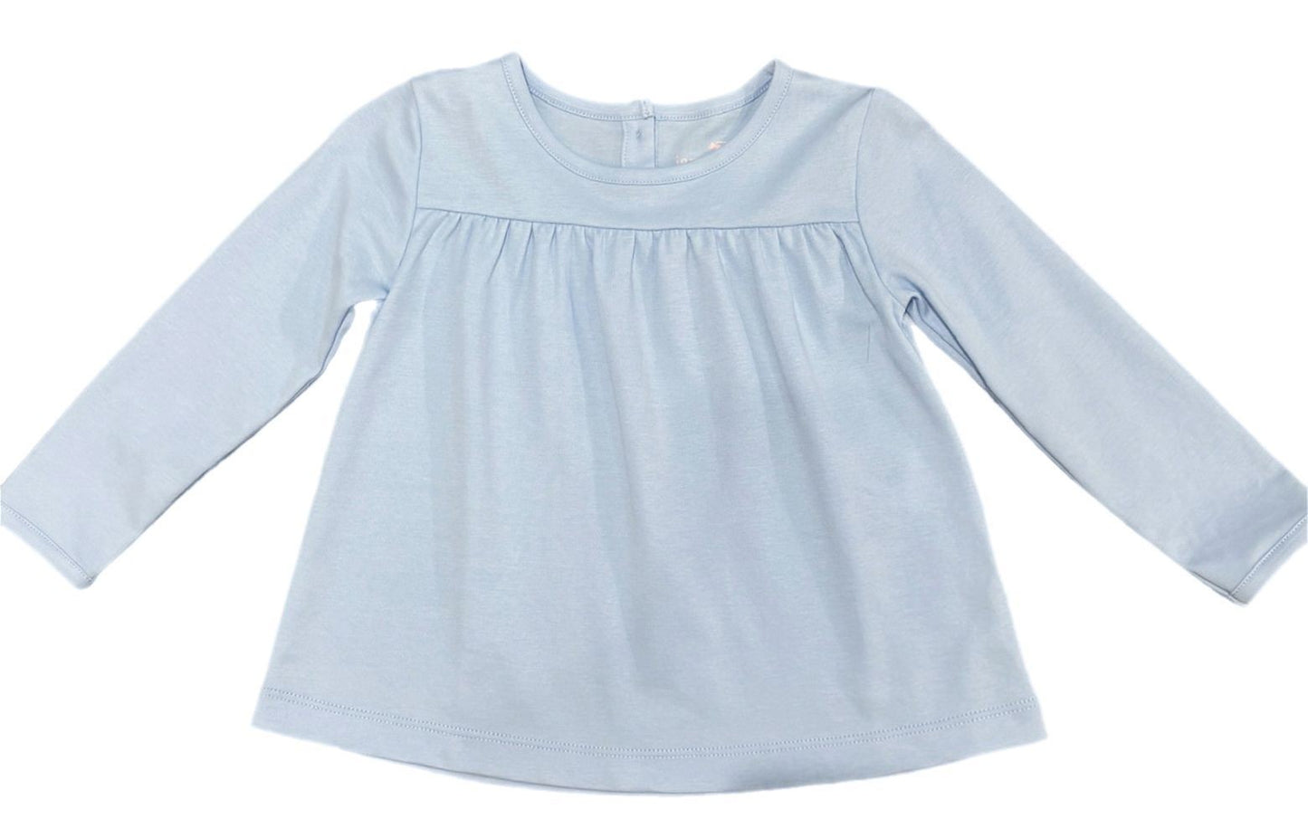 James & Lottie Girls Isla Knit Top - Light Blue