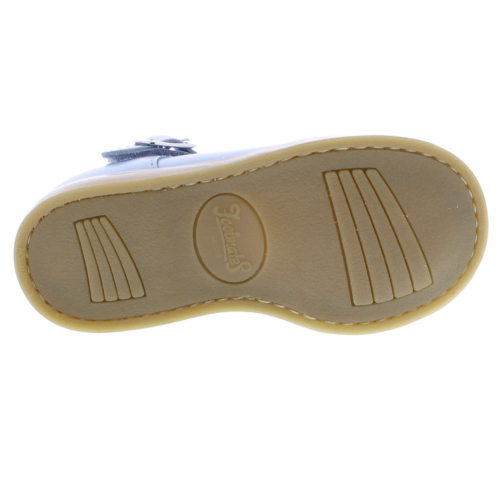 Footmates Girls Shoes - Allie Mary Janes - Pearlized Blue