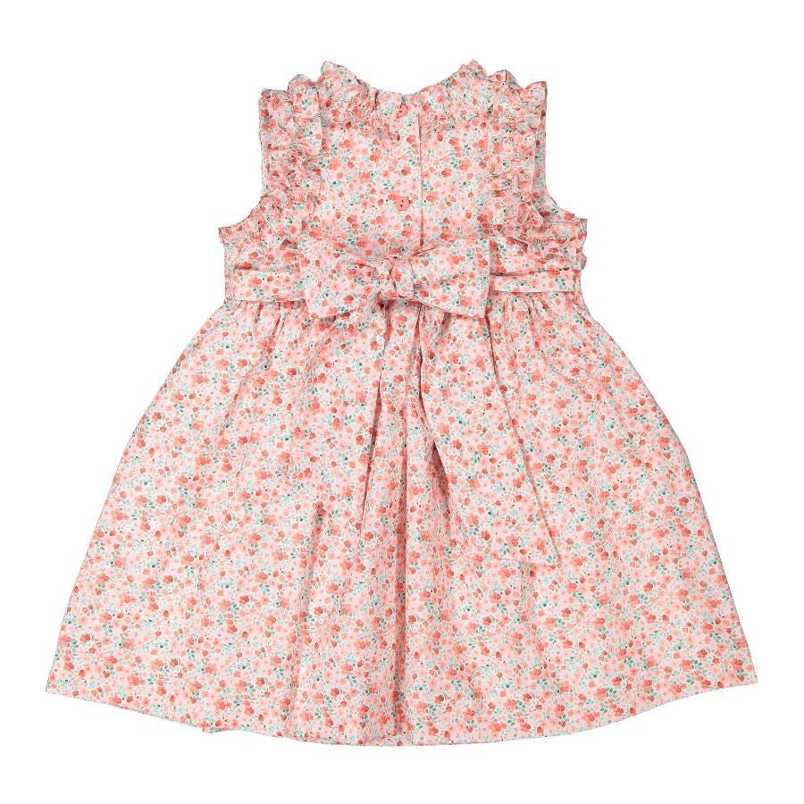 Sal & Pimenta Girls Dress - Freesia Pink Floral Print by Sal & Pimenta