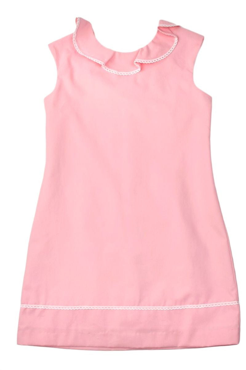 Funtasia Too Girls Pink V-Back Dress - Lace Trim by Funtasia