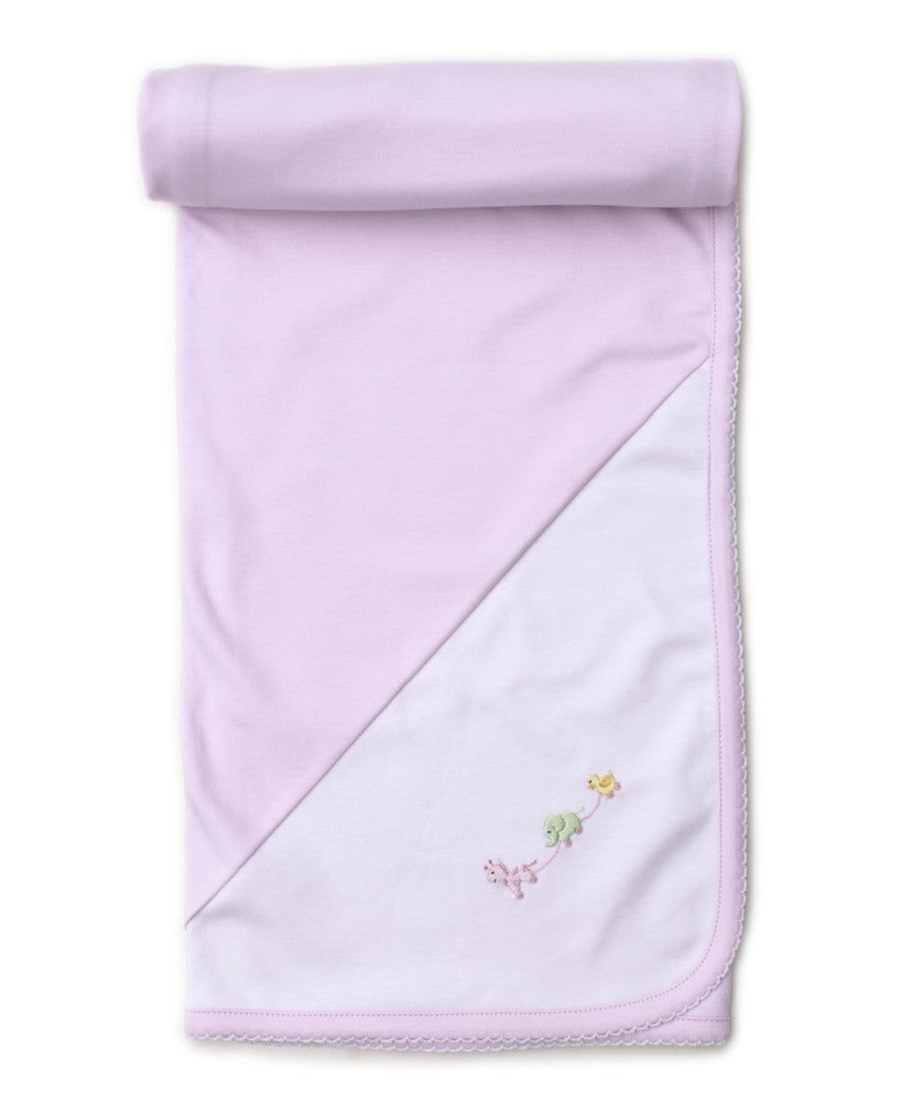 Kissy Kissy Baby Girls Premier Pull Toys Blanket - Pink