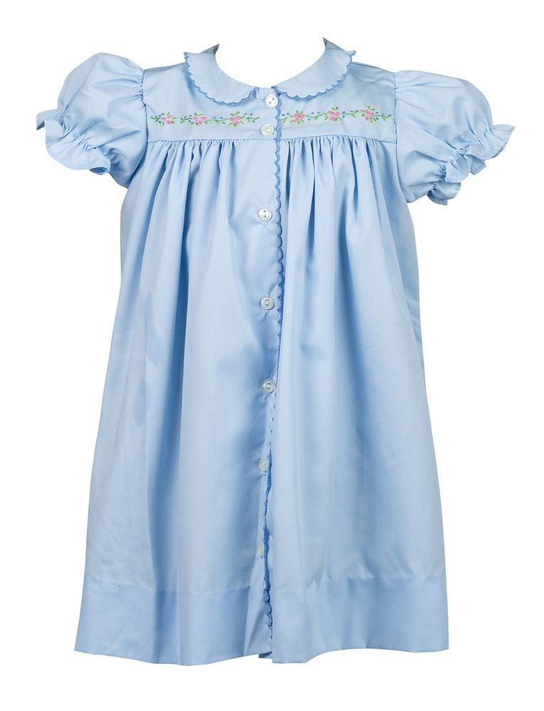 Proper Peony Girls Rose Garden Ingrid Dress - Blue