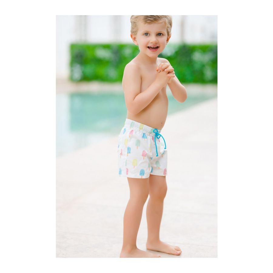 Sal & Pimenta Boys Swim Trunks - Popsicle Party Print by Sal & Pimenta