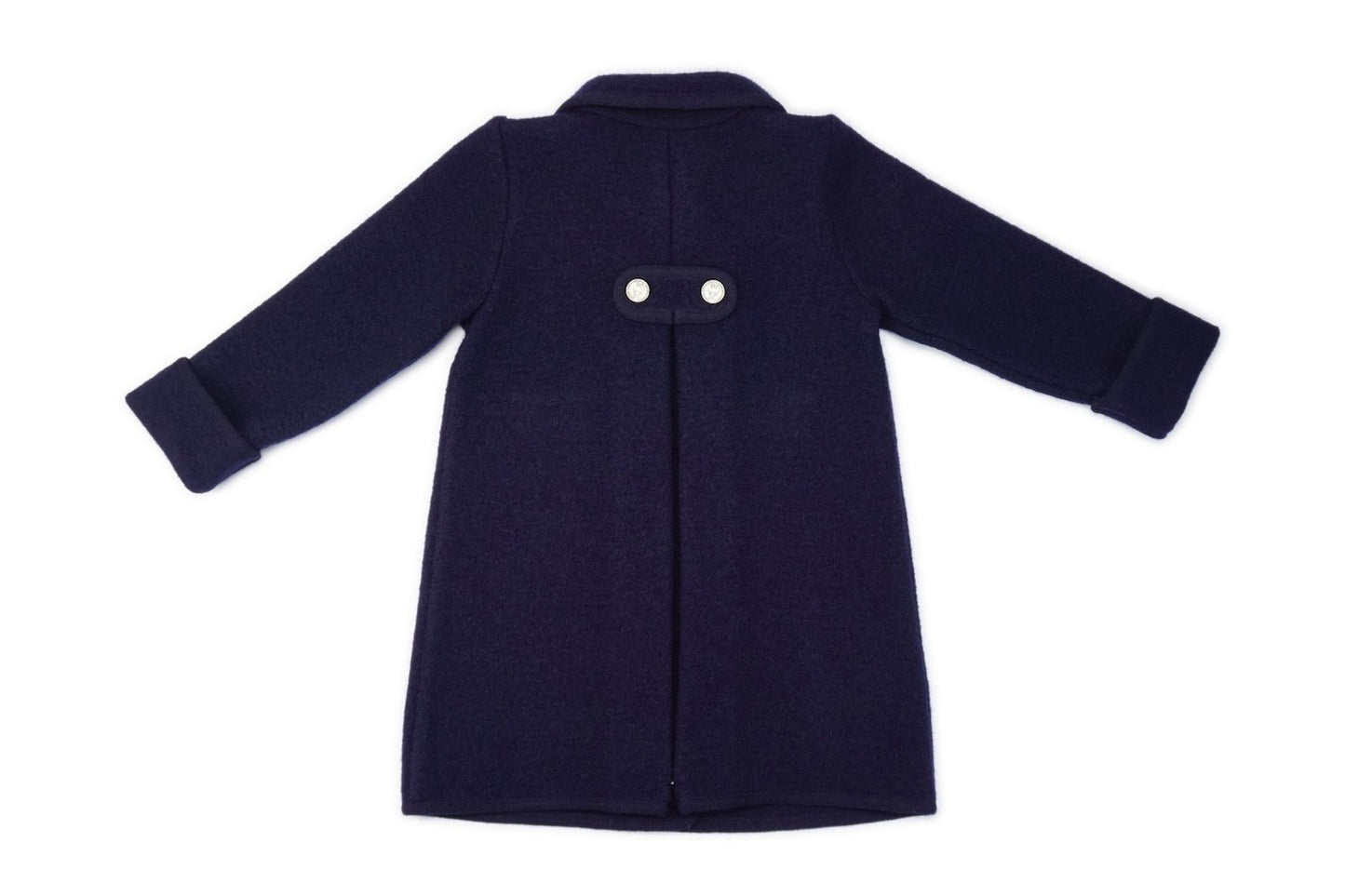 Marae Girls Dress Coat - Princess Charlotte - Marino Navy Blue