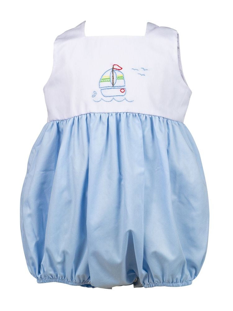 Proper Peony Baby Boys Blue Seashore Bubble