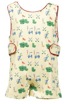 Proper Peony Pima Baby Boys Jon Jon - Golf Theme