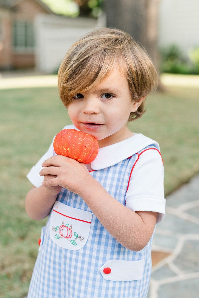 Proper Peony Baby / Toddler Boys Light Blue Peyton Pumpkin Jon Jon