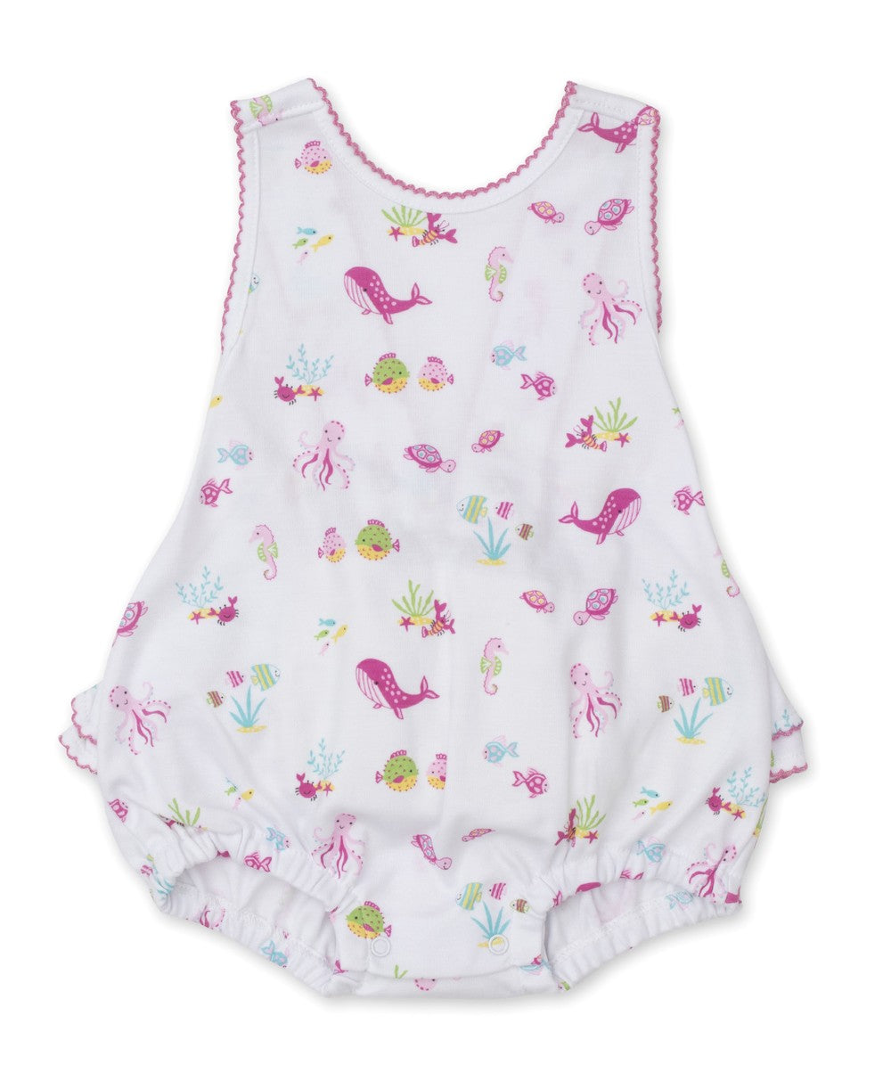 Kissy Kissy Baby Girls Pink Deep Sea Divers Ruffle Bubble
