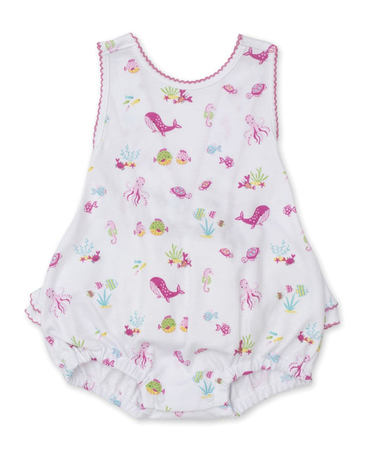 Kissy Kissy Baby Girls Pink Deep Sea Divers Ruffle Bubble