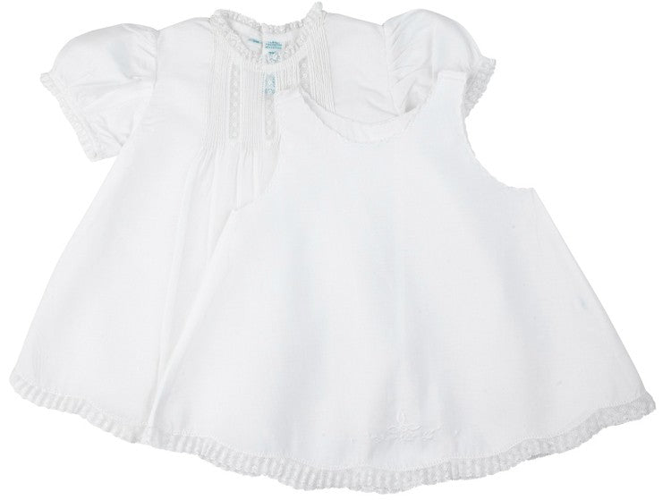 Feltman Brothers Infant Girls Sweet White Embroidered Slip Dress by Feltman Brothers