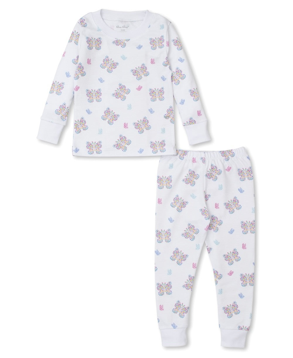 Kissy Kissy Girls Long Pajamas - Butterfly Flutters