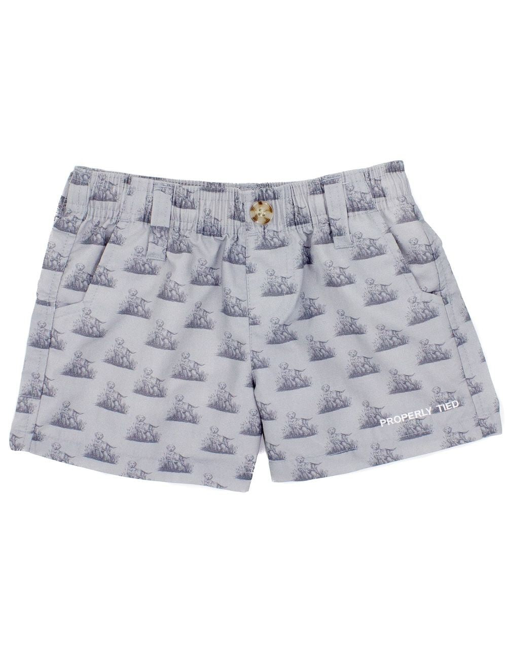 Properly Tied Boys Mallard Shorts - Labrador Dogs