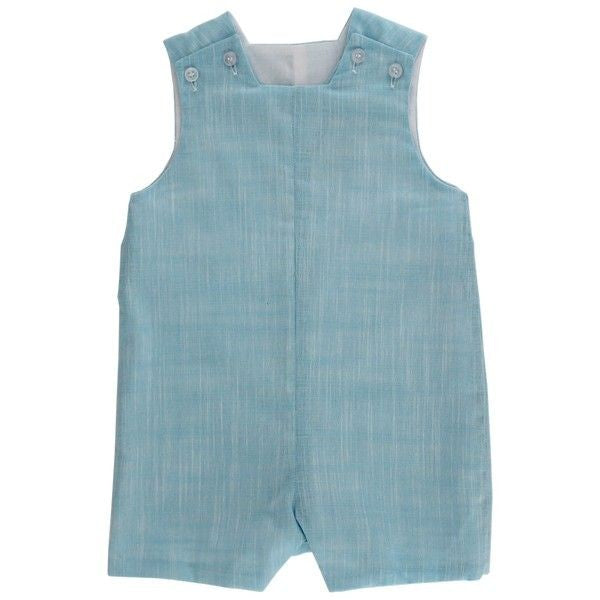 Bailey Boys Cambric Aqua Jon Jon with Tabs by Bailey Boys