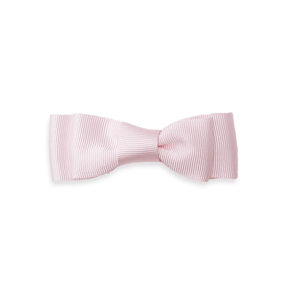 Eva's House Girls Midi Bow on Clip - Grosgrain - Light Pink