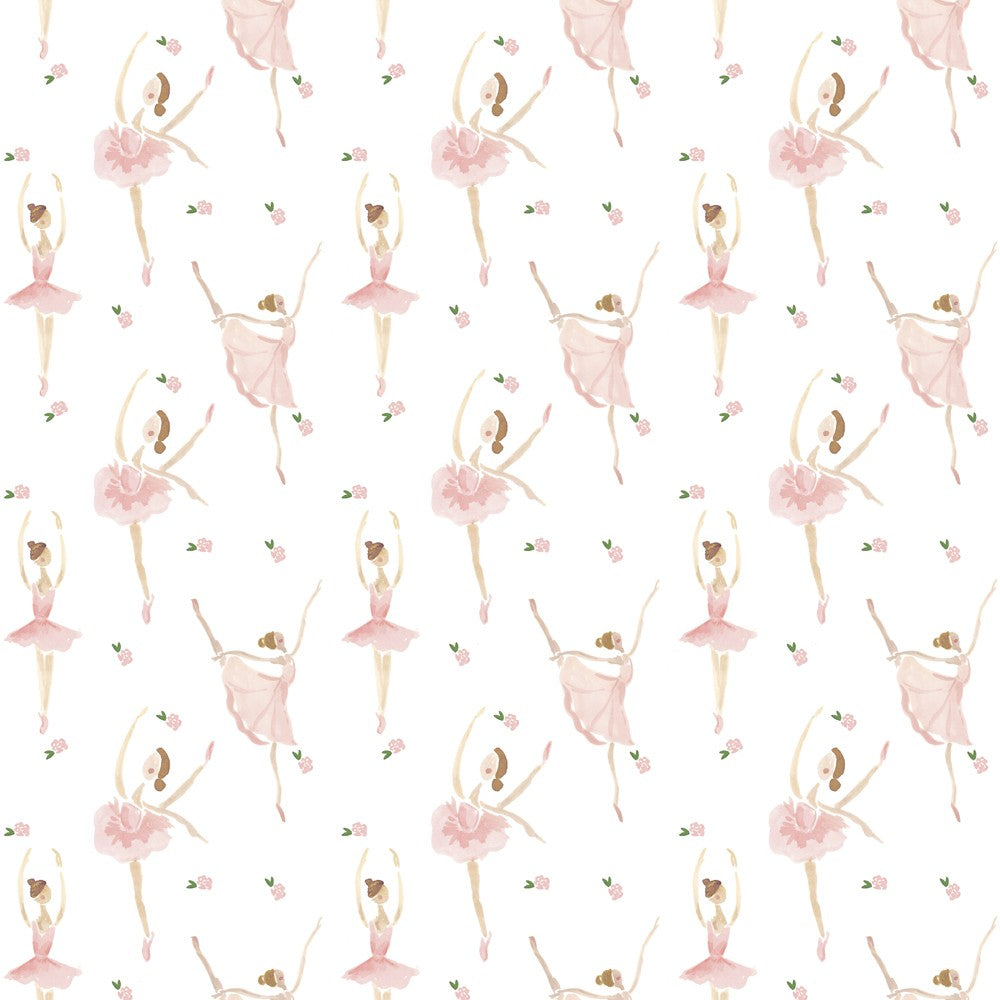 Proper Peony Pima Girls Pink Ballerinas Tunic & Leggings Set