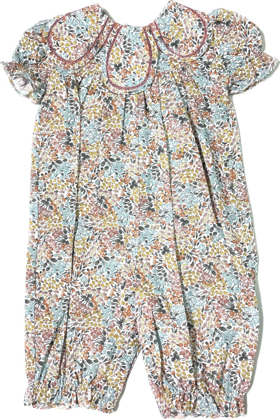Sophie & Lucas Baby Girls Vintage Fall Floral Petal Romper - Exclusive to BDC