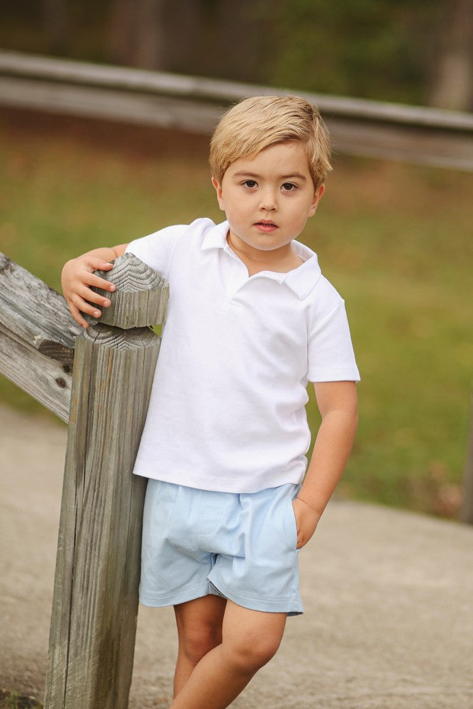 Proper Peony Parkside Boys Spencer Shorts - Light Blue