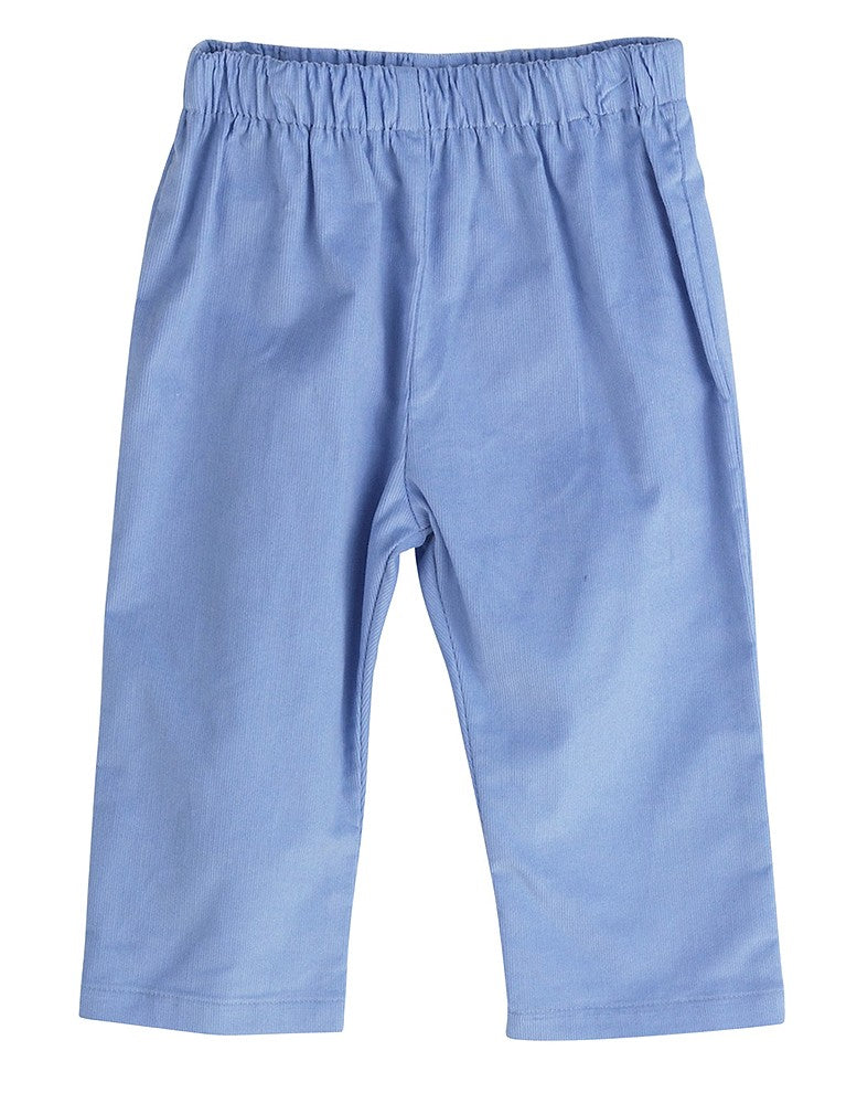 Funtasia Too Color Works Boys Pull On Pants - Corduroy - Periwinkle Blue