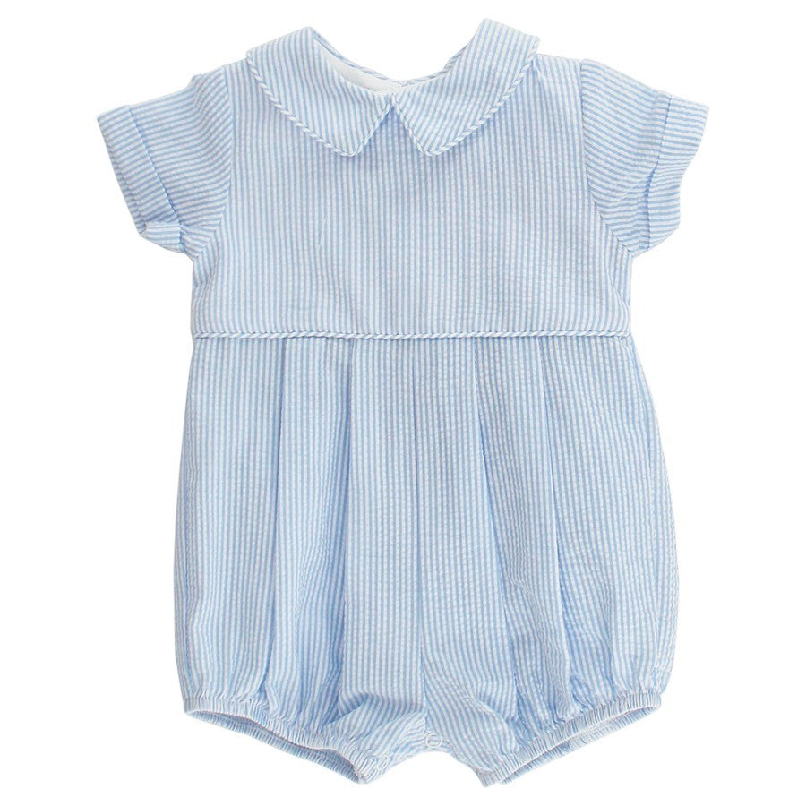 Bailey Boys Baby Boy Dressy Bubble - Blue Stripe Seersucker by Bailey Boys