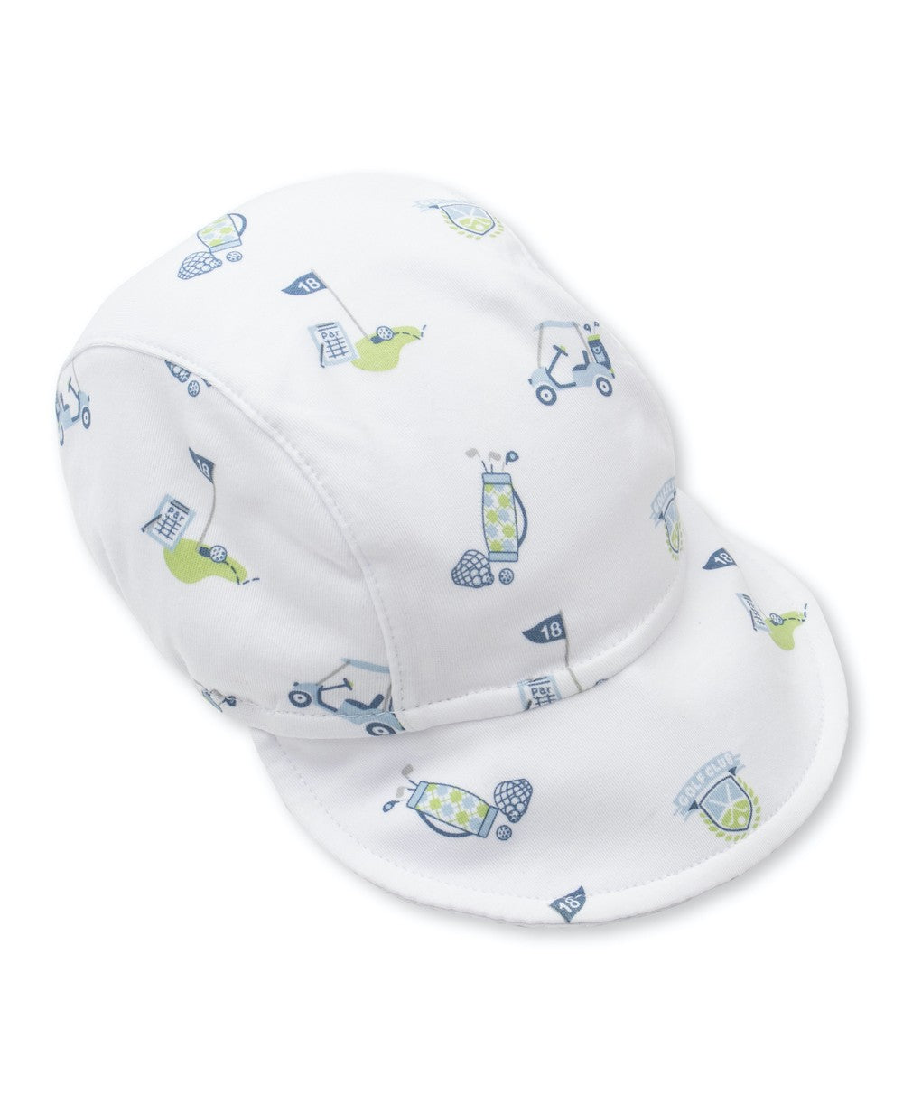 Kissy Kissy Baby Boys 18 Holes Golf Print Cap Hat - Blue