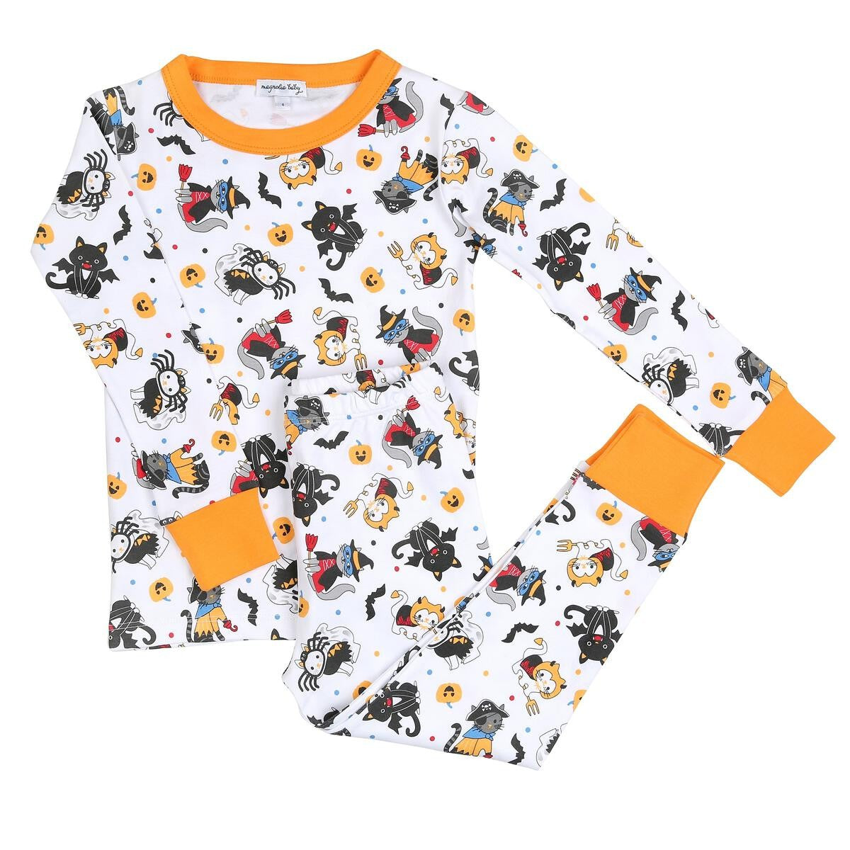 Magnolia Baby Scaredy Cat Halloween Costumes Long Pajamas by Magnolia Baby