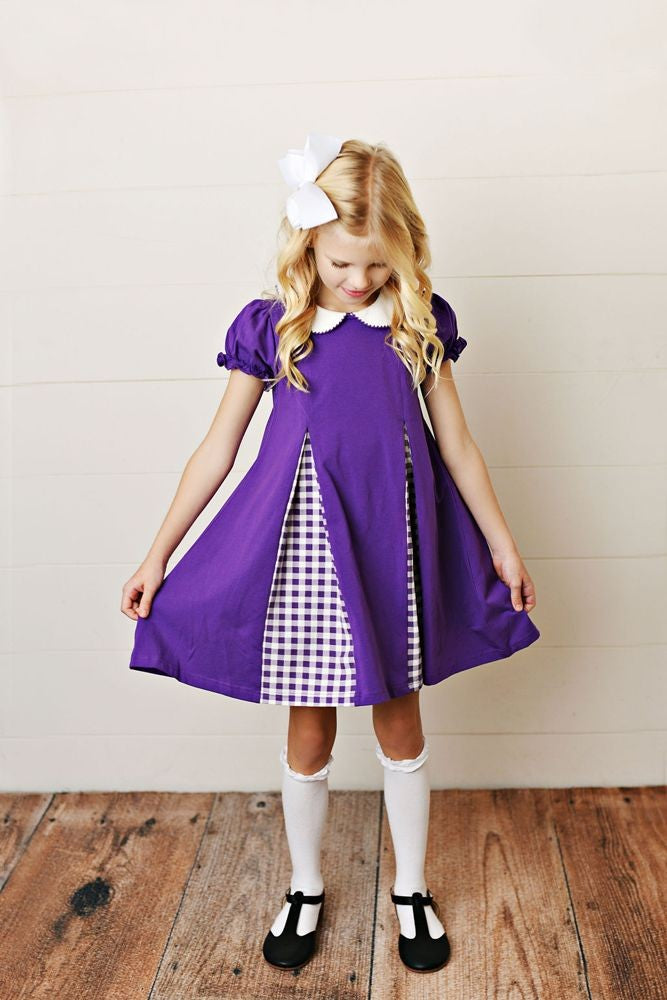 Swoon Baby Gingham Pleat Gameday Cheer Dress Swoon Baby Gingham Pleat Gameday Cheer Dress