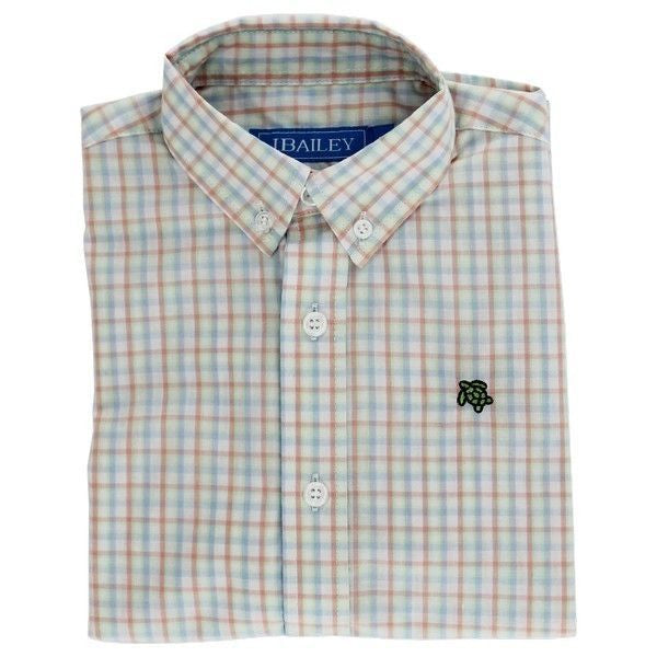Bailey Boys J. Bailey Roscoe Button Down Shirt - Princeton Plaid by Bailey Boys