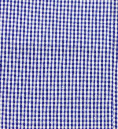 Funtasia Color Works Boys Seersucker Gingham Check Shortall - Navy Blue