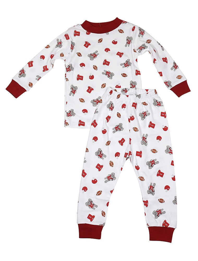 La Luna Boys / Girls Pajamas - Red Alabama Crimson Tide