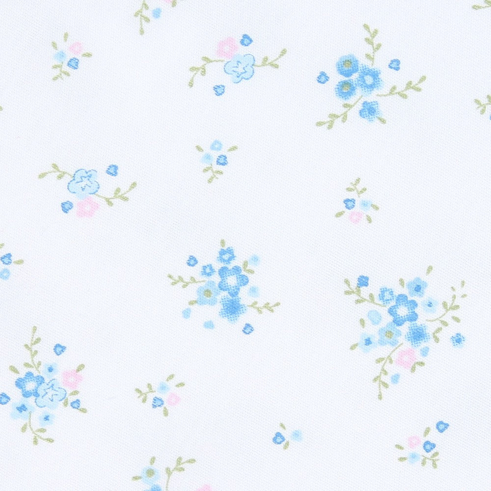 Magnolia Baby Girls Blue Samantha's Classics Smocked Floral Pant Set by Magnolia Baby