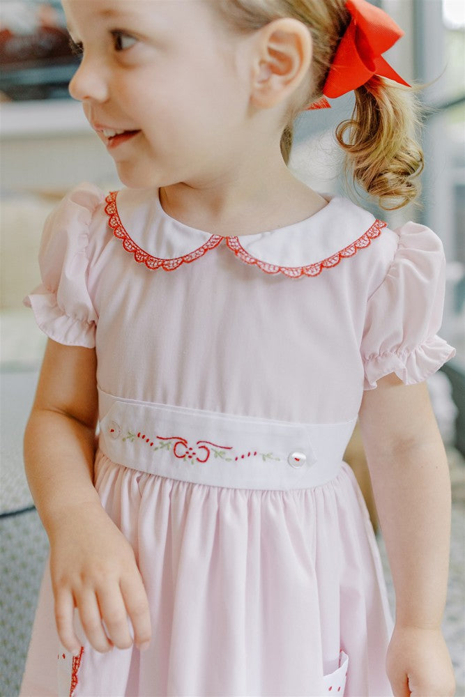 Proper Peony Girls Odette Placard Pink Valentines Dress
