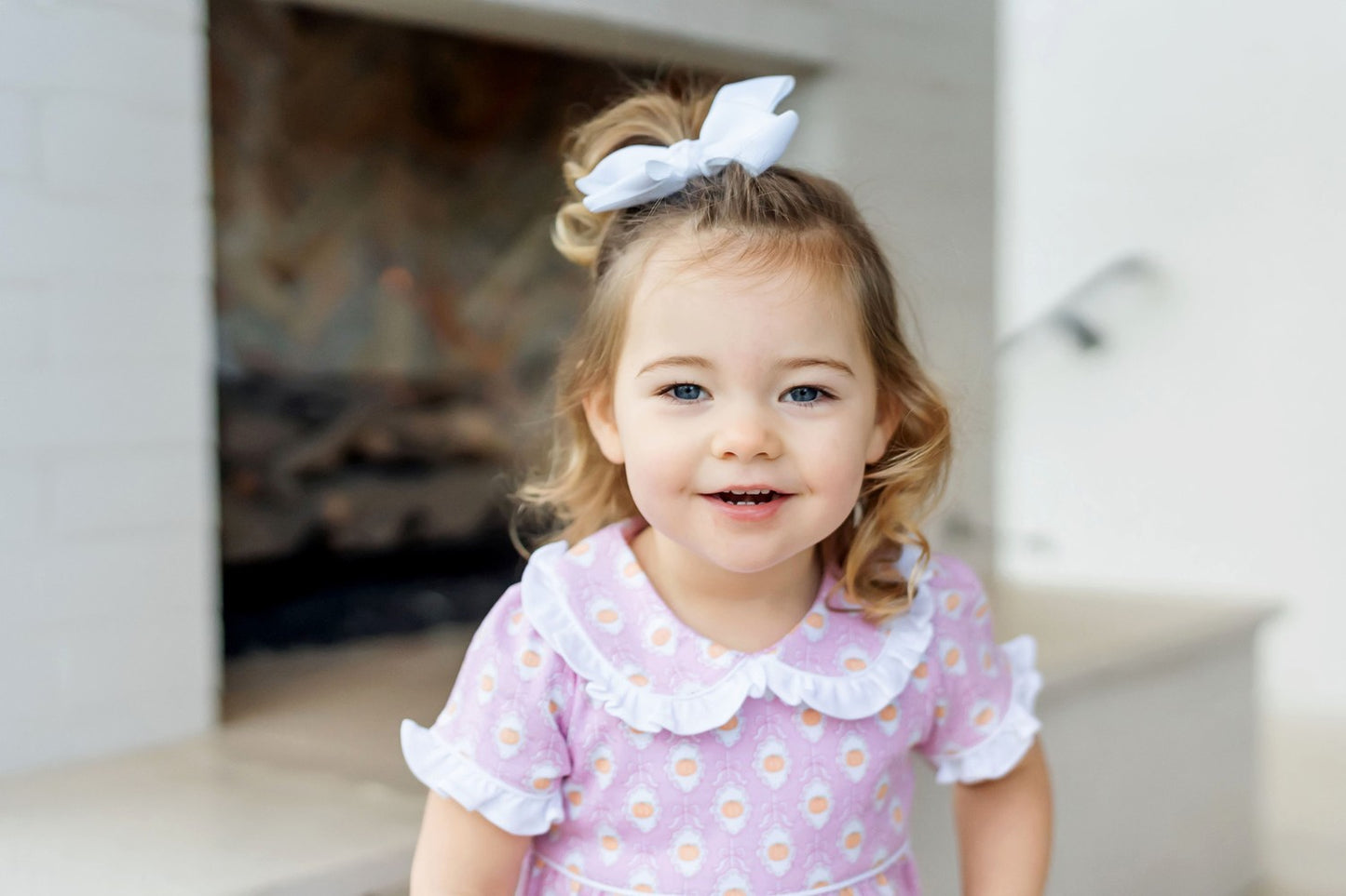 Lila & Hayes Baby Girls Council Bubble - Pink Pretty Pumpkins