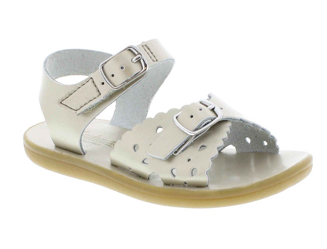 Footmates Girls Shoes - Ariel Sandals - Soft Gold