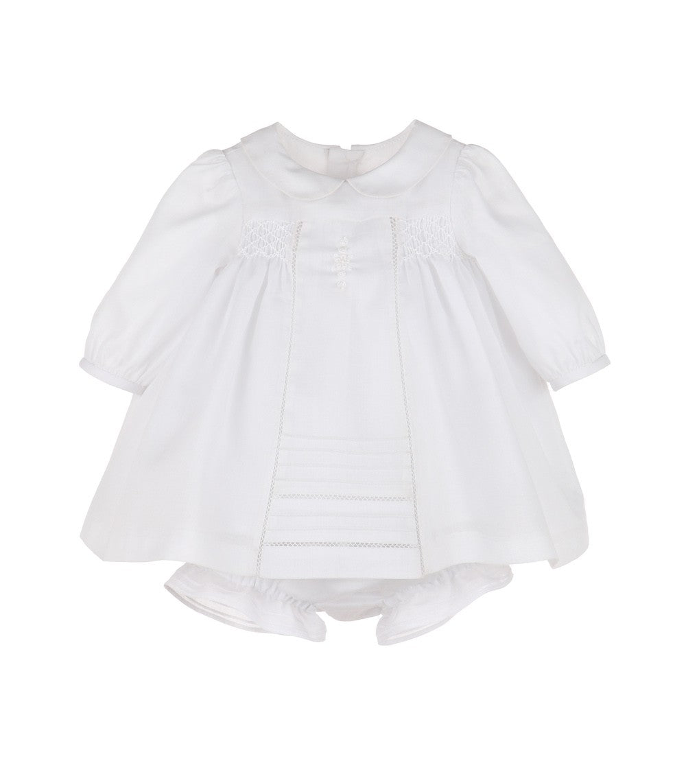 Luli & Me Baby Girls Boho Smocked Dress Set Luli & Me Baby Girls Boho Smocked Dress Set