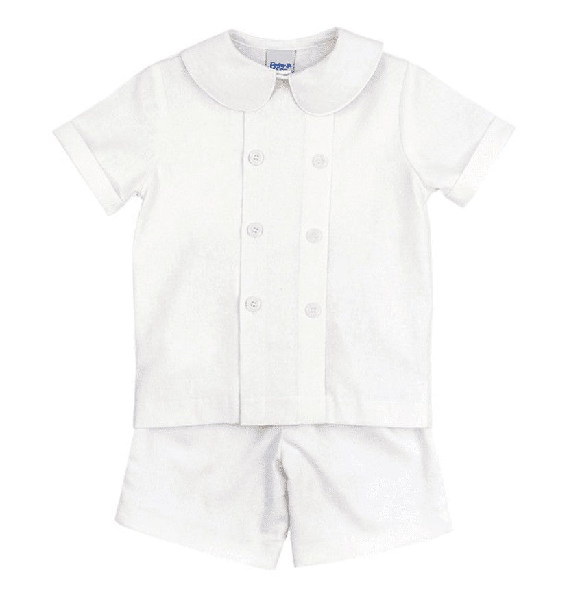 Bailey Boys Dressy Shorts Set - Whisper Linen Blend