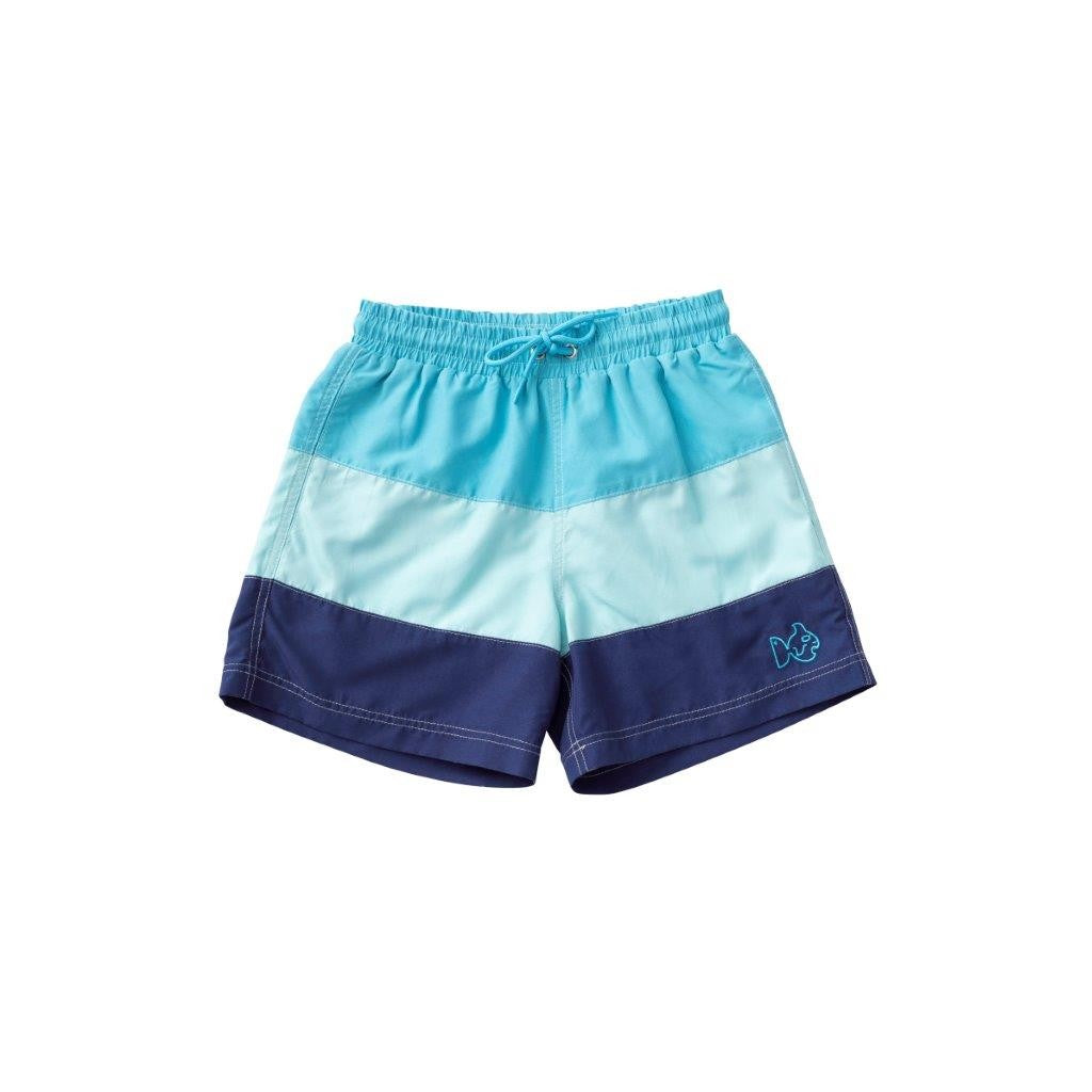 Prodoh Boys Swim Trunks - Colorblock - Blue Blossom