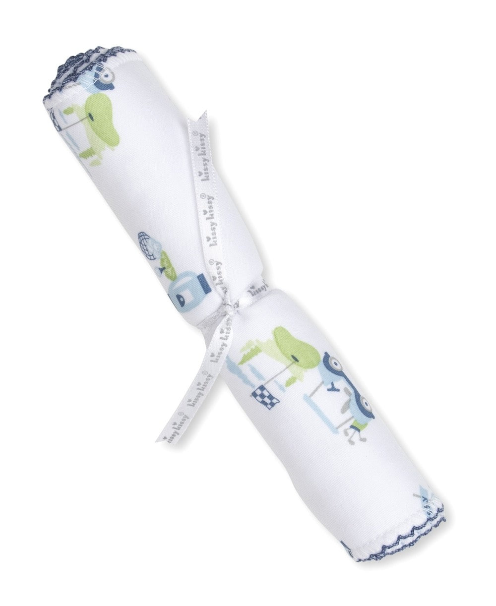 Kissy Kissy Baby Boys Burp Cloth - Golf Club - Blue