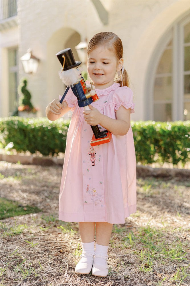 Proper Peony Girls Pink Christmas Nutcracker Dress by Proper Peony