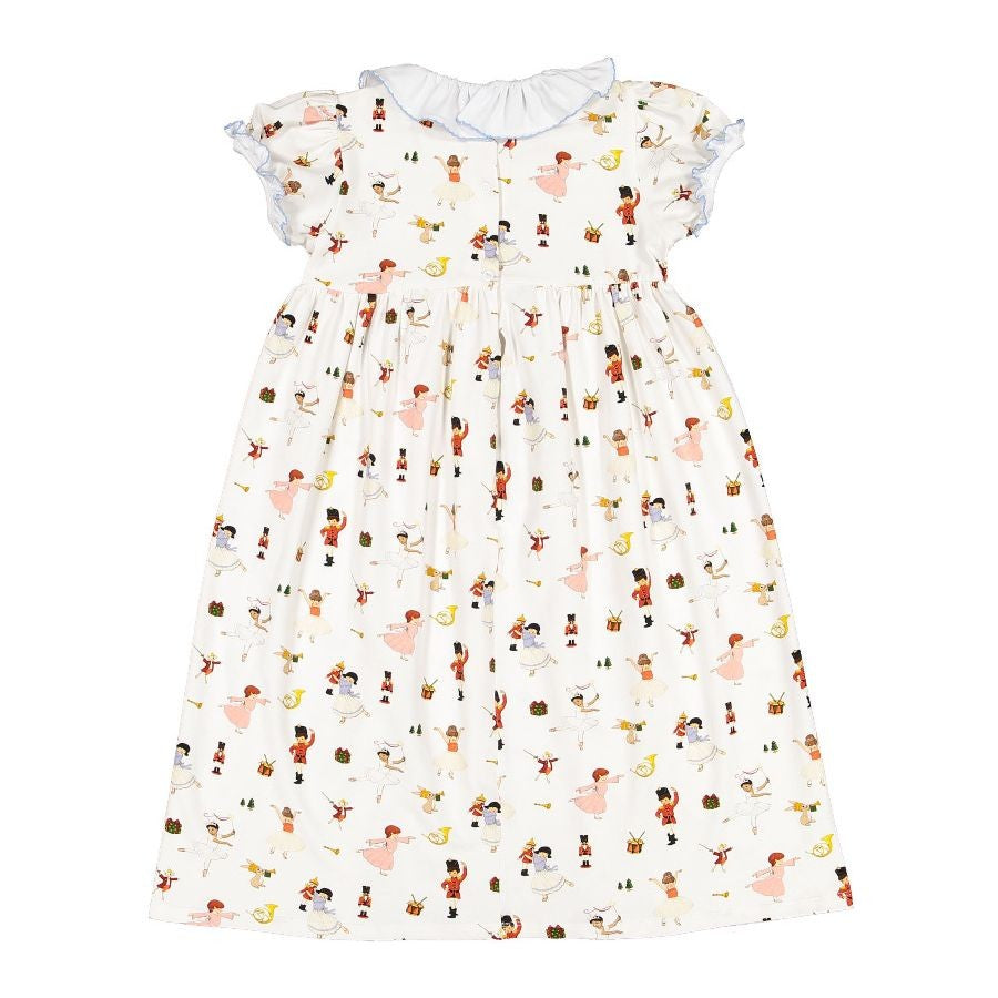 Sal & Pimenta Girls Christmas Nightgown - Nutcracker Ballet Print