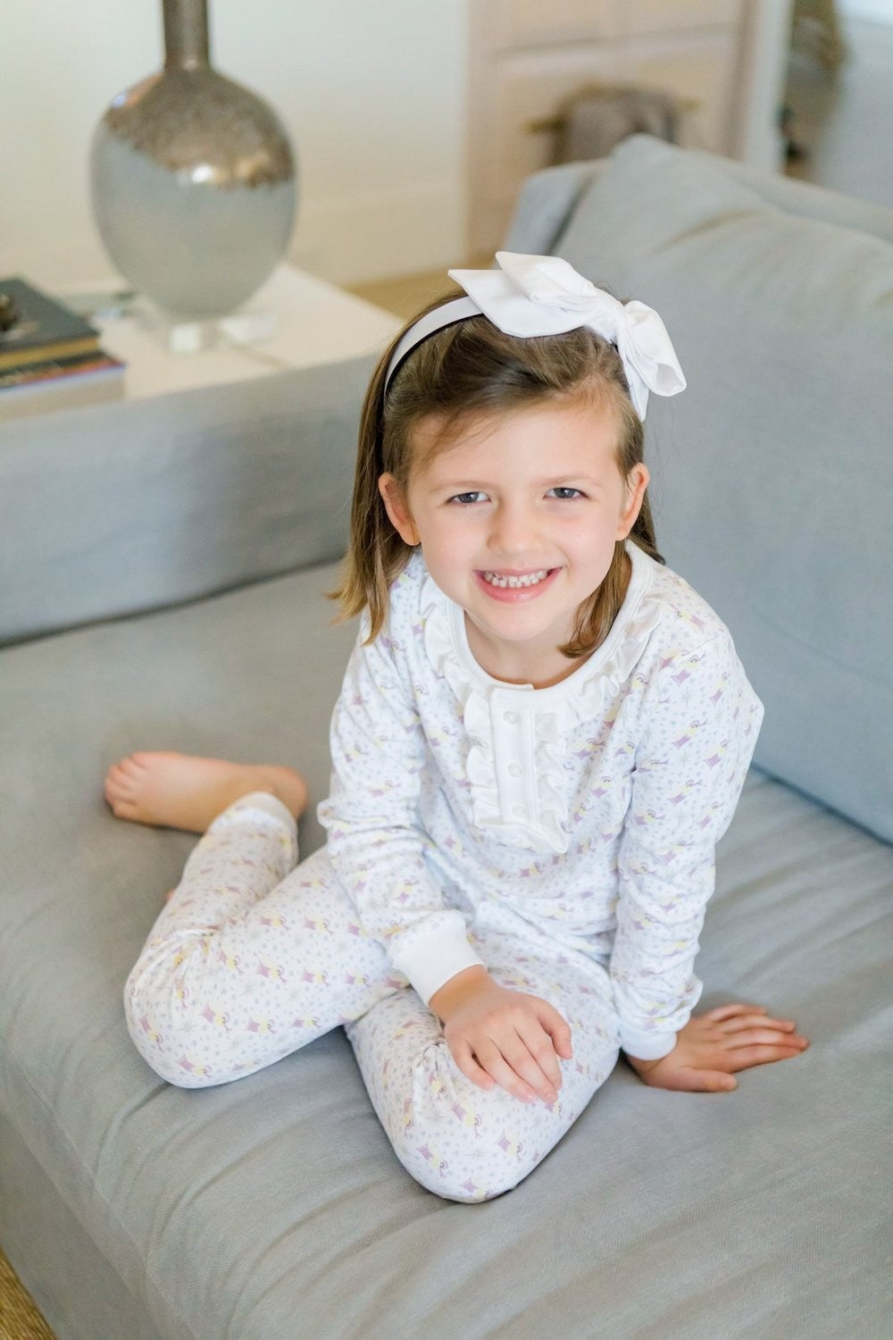 Lila & Hayes Girls Alden Pajamas Set - Christmas Angels