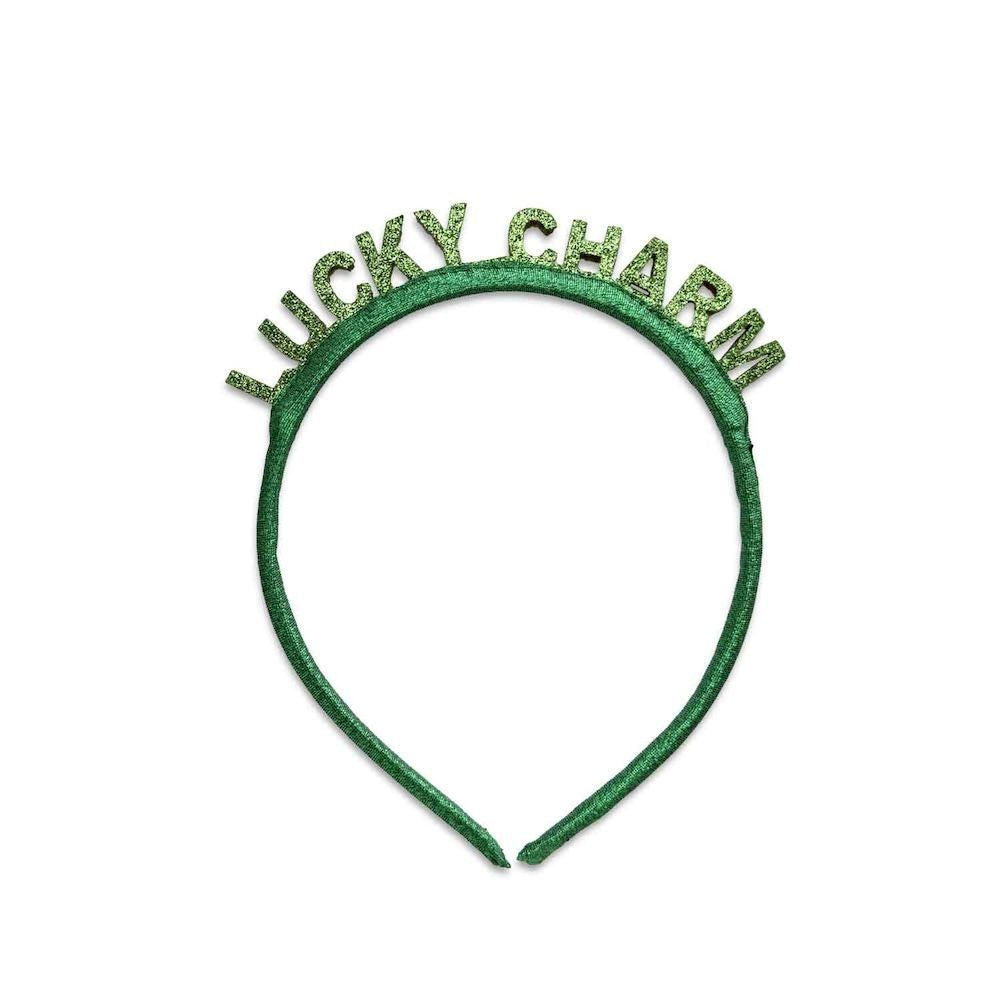 Eva's House Girls Headband - Green St. Patrick's Day Lucky Charm