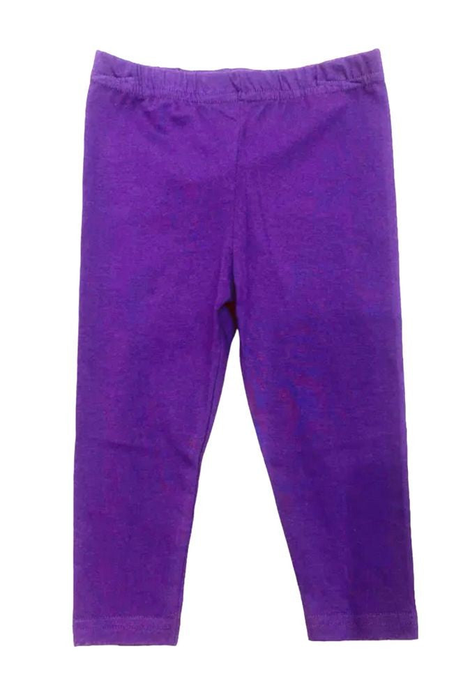 LuLu BeBe Girls Mardi Gras Leggings - Purple by LuLu BeBe