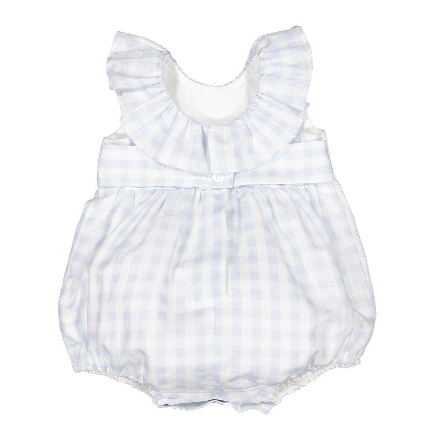 Sal & Pimenta Girls Bubble - Light Blue Gingham