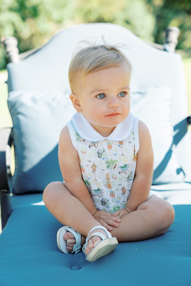 Proper Peony Pima Baby Boys Bubble - Beatrix Easter Bunny